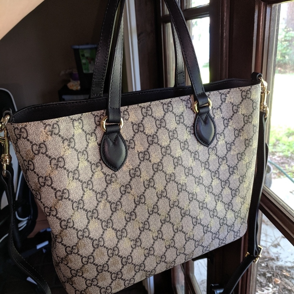 Supreme bee tote bag metallic bees purse no brand